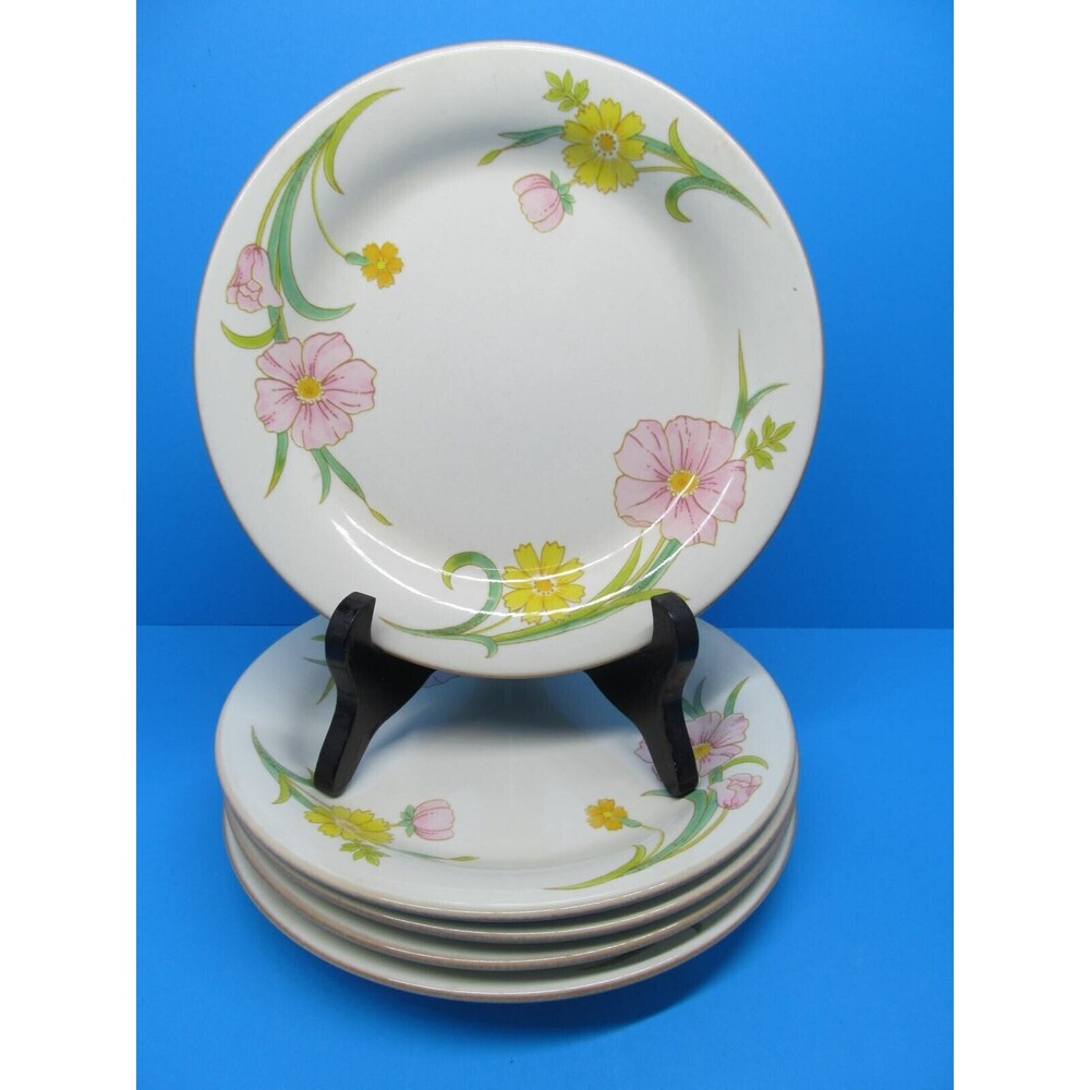 Mikasa Winsome Celadon Glaze Salad Plate 7 5/8" Bundle of 5